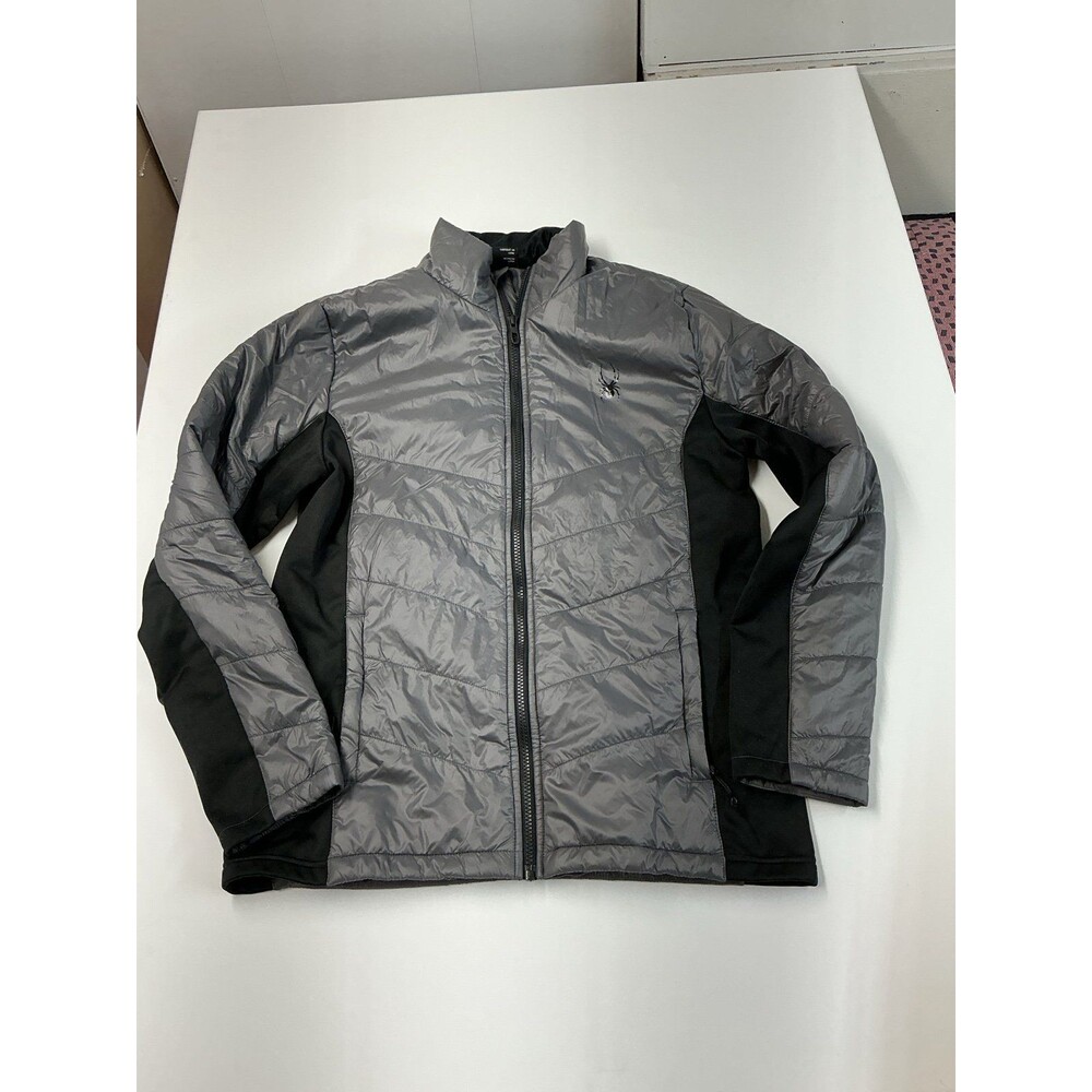 Men's spider Jacket Gray Black M